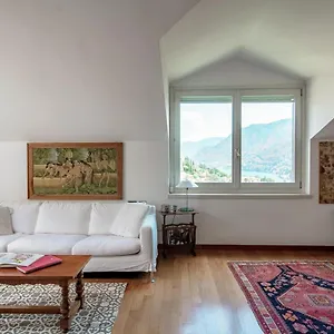 I D'a Charming Penthouse - View- Como- House-130 Mt-2 Double Bedrooms And 2 Double Bathrooms A Spacious Living Room-full Equipped Kitchen-private Garden And Terrace-private Covered Parking Appartamento